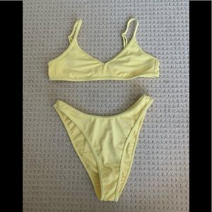 Pacsun yellow bikini